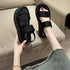 Double Strap Sling Back Sliders